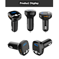 Pikkukuva 6 / 10: FM-lähetin autoon - Bluetooth-adapteri QC3.0-autolaturilla