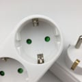 Miniatyrbillede 4 af 5: 3-vejs stikadapter, 3-vejs multi-stik til væg eller skrivebord