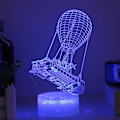 Miniatyrbild 4 av 7: Spelrum Nattlampa 3D Vision Effekt LED