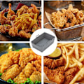 Miniatyrbillede 3 af 4: Airfryer Silikoneform, Rektangulær Silikonebeholder til Airfryer, Silikonebakke til Airfryer grå grey routine