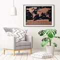 Pikkukuva 10 / 10: Maailmankartta raapimiseen / Raapimakartta / Maailmankartta - 82 x 59 cm 290