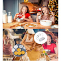 Miniatyrbilde 10 av 10: Squid Game Sukkerkjeks Pan Candy Kex Koreanske Honeycomb Cookies Rustfritt Stål Leke Sett for TV Blekkfiskelskere og barn