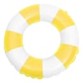 Pool Float Badring Uppblåsbar Pool Float Badring Vuxen Poolring Badring Float Gul Yellow 90X8CM