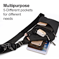Miniatyrbild 6 av 6: Stöldskydd Crossbody Väska Lätt Ryggsäck för Resor