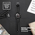 Miniatyrbilde 6 av 6: Samsung Galaxy Watch 3 (41 mm) armbånd lær Svart