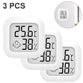 Miniatyrbillede 6 af 6: 3-pak rumstermometer, hygrometermåler Digital hygrometer rumstermometer, høj præcision temperatur- og fugtighedsmåler til - Perfekt