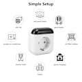 Miniatyrbillede 6 af 8: Smart Plug-in Termostat 2.4GHz WiFi EU-stik 220V Fjernbetjening