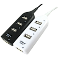 Miniatyrbillede 4 af 5: (Sort) USB 2.0 Høj Multi-USB Multi-USB Adapter 4 Porte til Bærbar Computer Receiver IT Tilbehør