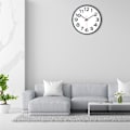 Miniatyrbild 5 av 5: Tyst väggklocka, inget tickande, 11-tums modern väggklocka, dekorativ premium analog kvartsklocka, stor storlek, 3D-siffror, lätt att läsa, svart Black