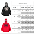 Miniatyrbild 6 av 6: Halloween-hoodies för män 2024, rea, spindelnätsmönstrad hoodie, nyhet 3D-tryckt hoodie #1 #1 L