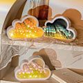 Miniatyrbilde 2 av 6: 20 Blomst Sky Tulip Speil Nattlys, DIY LED Dekorasjon for Soverom (Rosa) Rosa Rosa Parent