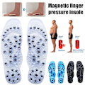 Miniatyrbillede 3 af 3: Lang infrarød turmalin akupressursåler, magnetisk akupressur zoneterapi indlægssåler, fodmassage magnetiske indlægssåler (1 par) Transparent s Transparent L