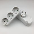 Miniatyrbillede 2 af 5: 3-vejs stikadapter, 3-vejs multi-stik til væg eller skrivebord