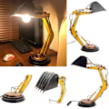 Miniatyrbillede 4 af 4: Gravemaskine Skrivebordslampe Unik Bordlampe LED 20*12*12cm