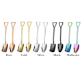 Miniatyrbillede 3 af 10: 5 stk. Kaffeske Spade Teske GULDSPIDS - spot salg Guld Gold Pointed-Pointed
