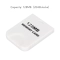 Pikkukuva 6 / 8: Wii Muistikortti Nopea Plug and Play Valkoinen Pelimuistikortti Pelikonsolitarvikkeille 128MB (2043 lohkoa)