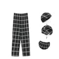 Herrpyjamasbyxor Ultralätta Underdelar Sovkläder svart black 5XL