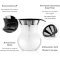 Miniatyrbillede 4 af 5: Till över - Bodum Kaffemaskine, permanent filter i rustfrit stålnet, 0,5 L, 4 kopper