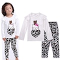 Miniatyrbild 1 av 3: Barn Flickor Pojkar Katt Katie Pyjamas Långärmad Outfit Bekväma Nattkläder Pyjamasset #1 #1 90cm