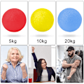 Miniatyrbild 4 av 5: Handterapibollar Set om 3 Finger handled Artros