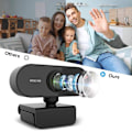 Miniatyrbilde 7 av 8: Webkamera med mikrofon, Full HD 1080P webkamera videokamera for