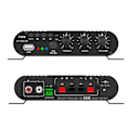 Miniatyrbillede 2 af 5: LP838 Bluetooth Subwoofer Forstærker 12V Bil 2.1 Kanal Audio Afspiller Forstærker 15.4×12.9×3.9cm