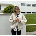 Miniatyrbillede 4 af 4: Håndlavet Hvid Stjerne Folklore Cardigan Stjerne Broderet Merch Ove M