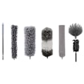 Miniatyrbillede 1 af 9: Mikrofiber Støvbørste Udtrækkelig Støvopsamler Multifunktionel Støvsamler til Rengøring af Højt Loft, Persienner, Møbler, Biler 7pcs