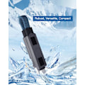 Miniatyrbild 9 av 9: 4-i-1 PD65W Datakabel Multi USB Laddningskabel: Kort EDC-kabel för Lightning, Typ C och A Blue