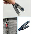 Miniatyrbild 5 av 9: 4-i-1 PD65W Datakabel Multi USB Laddningskabel: Kort EDC-kabel för Lightning, Typ C och A Blue