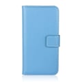 Miniatyrbillede 2 af 3: iPhone 7/8/SE (2020/2022) - Ægte Læder Cover - Lys Pink Light blue
