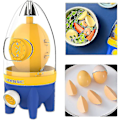 Miniatyrbilde 1 av 5: Eggpisker Shaker Manuell Eggmikser Eggmaker Eggeplomme Sil Med Glidelås For Kjøkken Hardkokte Egg