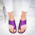 Pikkukuva 4 / 5: Varvassandaalit Sandaalit Kestävät Kengät Paksulla Pohjalla Vapaa-aikaan Violetti Purple 42