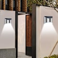 Miniatyrbillede 6 af 8: Udendørs solcellelamper, LED solcellelamper til væg, rustfrit stål