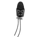 Miniatyrbillede 1 af 4: Læder Finger Tab med Dobbelt Lag (2-pak) - Sort