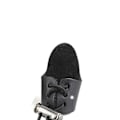 Miniatyrbillede 3 af 4: Læder Finger Tab med Dobbelt Lag (2-pak) - Sort