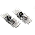 Miniatyrbillede 1 af 8: [2024 Opdateret] 4 stk. Bil Lys HD Pøl Lys Led Dør Lys Velkomst Lys - Double Gate-Xin originalmärke