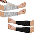 Miniatyrbillede 6 af 7: stk. skærefaste ærmer med tommelfingerhuller, niveau 5 armbeskyttelse, resistente anti-slid sikkerheds underarmsbeskyttere til havekøkken
