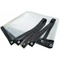 Miniatyrbilde 1 av 5: Transparent presenning 2x2 meter, ekstra sterk presenning, transparent presenning for drivhus