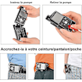 Miniatyrbilde 4 av 5: 360 graders roterende etui for Minimed-pumper - Belteklips for diabetisk insulinpumpe (svart) - XinHan
