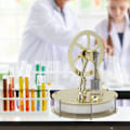 Miniatyrbillede 9 af 9: Model af Lavtemperatur Stirlingmotor Dampmaskine Videnskabeligt Eksperiment Undervisningslegetøj
