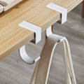 Miniatyrbilde 9 av 10: 2 stk. Bærbar Hengende Veske Krok Håndveskeholder Multifunksjonell Bordkrok Grå grey