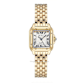 Miniatyrbillede 1 af 5: 2023 dame mode firkantet ur dameur quartz ur kvalitets dame romersk proportionalt ur guld