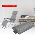 Pikkukuva 2 / 6: Aurinkotuolin niskatyyny, aurinkotuolin niskatuki, ergonominen aurinkotuolin niskatyyny, irrotettava aurinkotuolin niskatyyny