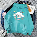 Miniatyrbillede 1 af 5: Sanrio Anime Cinnamoroll Kuromi My Melody Plys Hættetrøjer Tøj Dreng Pige Baby Sweatshirts Pullover Toppe Gave 125-135CM 125-135CM KLOPP
