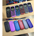 Miniatyrbillede 2 af 8: Mobiltelefon til seniorer med store knapper og dobbelt SIM-kort röd