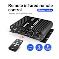 Miniatyrbillede 1 af 5: LP838 Bluetooth Subwoofer Forstærker 12V Bil 2.1 Kanal Audio Afspiller Forstærker 15.4×12.9×3.9cm