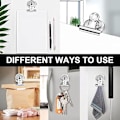 Miniatyrbillede 2 af 5: Magnetiske Clips 12 stk., Stærke Køleskabsmagnet Krog Clips Perfekt Magnetisk Clip Køkken Køleskab Fryser Ridsefast Magneter Whiteboard Magneter f