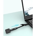 Miniatyrbild 9 av 9: 4-i-1 PD65W Datakabel Multi USB Laddningskabel: Kort EDC-kabel för Lightning, Typ C och A Red