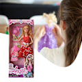 Miniatyrbillede 2 af 10: Dejligt Barbie Dukkesæt Mode Skrivebord Dekorative Rekvisitter Gave til Drenge, Piger, Børn Set C (10pcs)